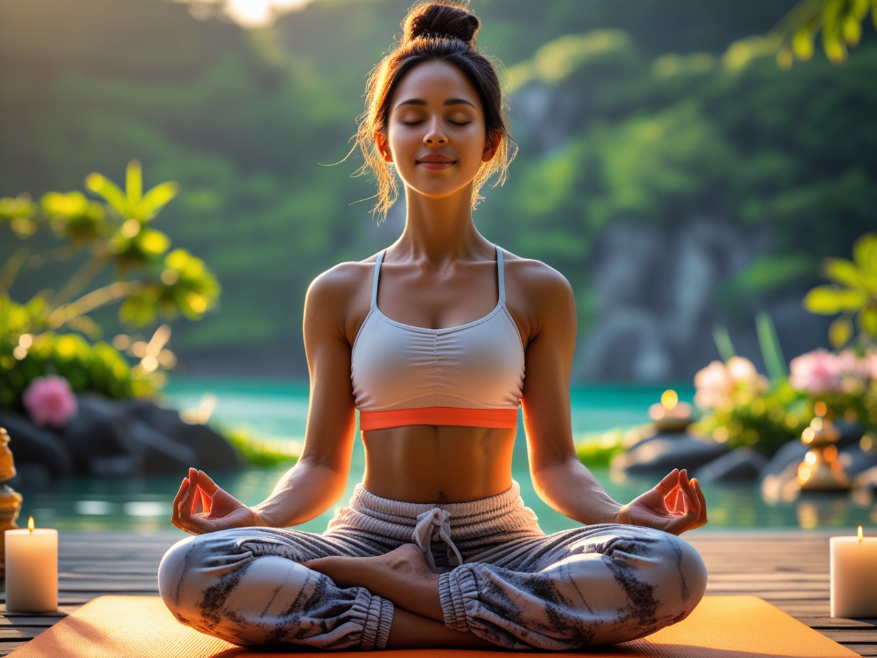 Mindful meditation practice at Craftotiva
